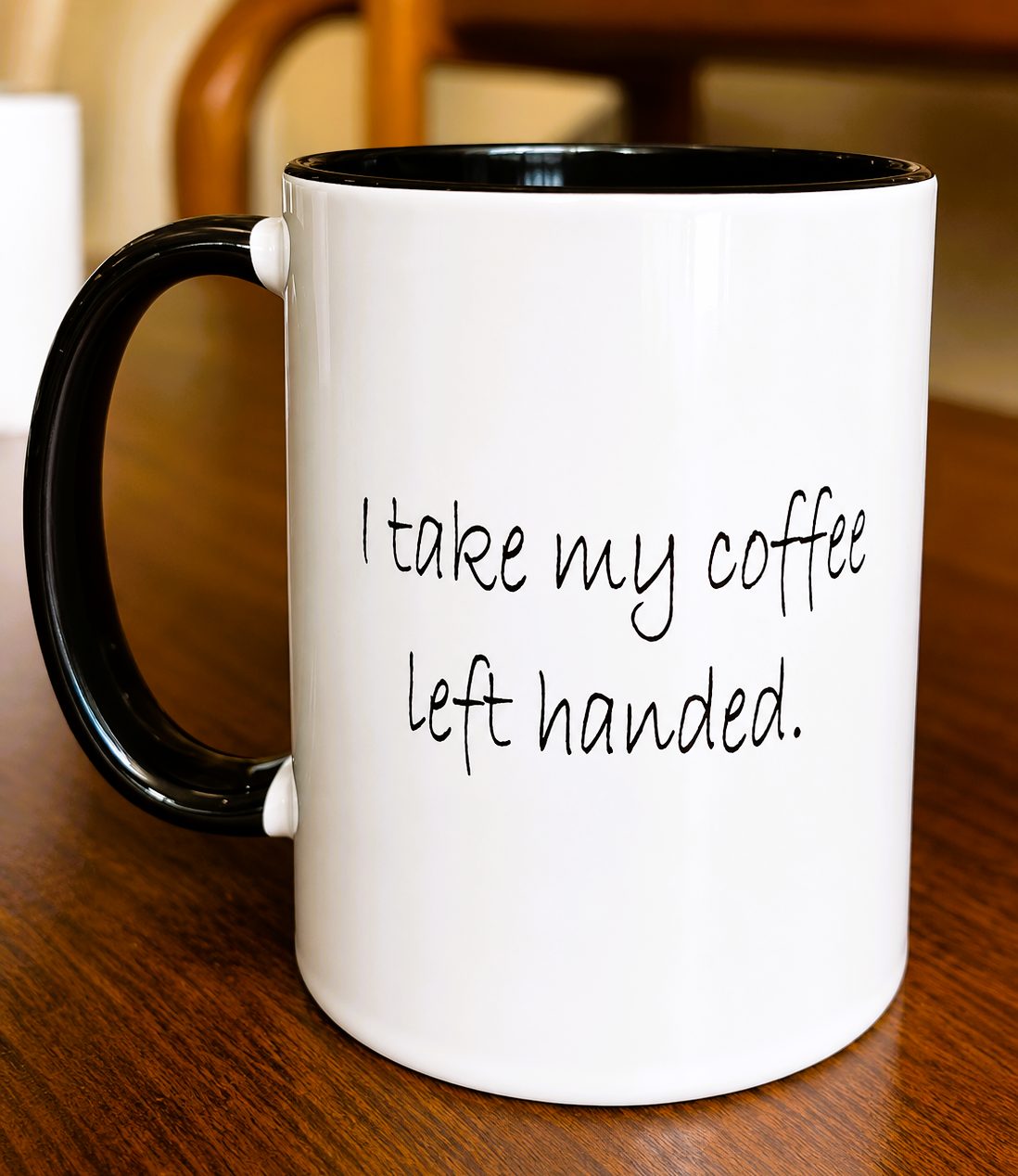 Left-Handed Mug — Left-Handed from The Quirk