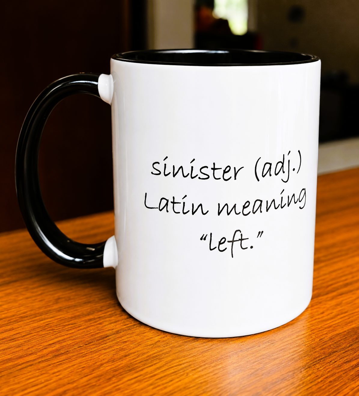 Left-Handed Mug — Left-Handed from The Quirk